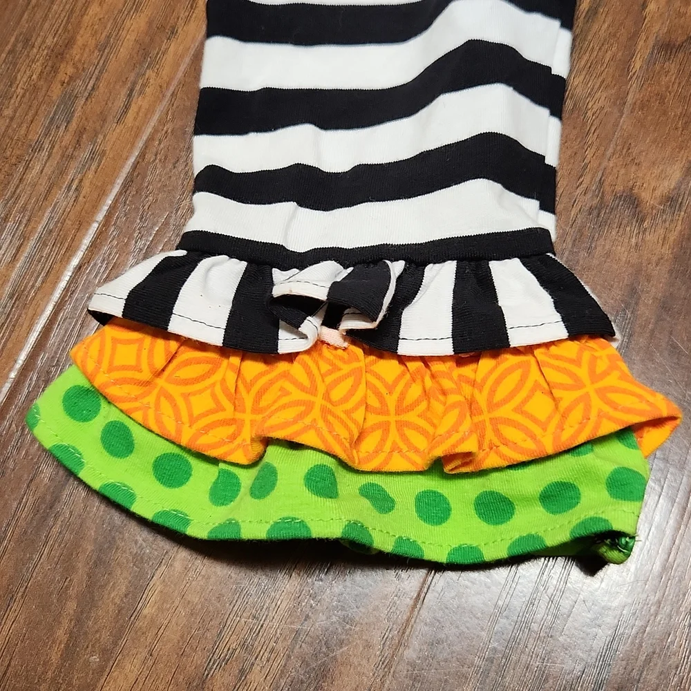 NWT Emily Rose Girls Halloween Boo Ghost Tunic Top Ruffle Pants Set 18M Toddler